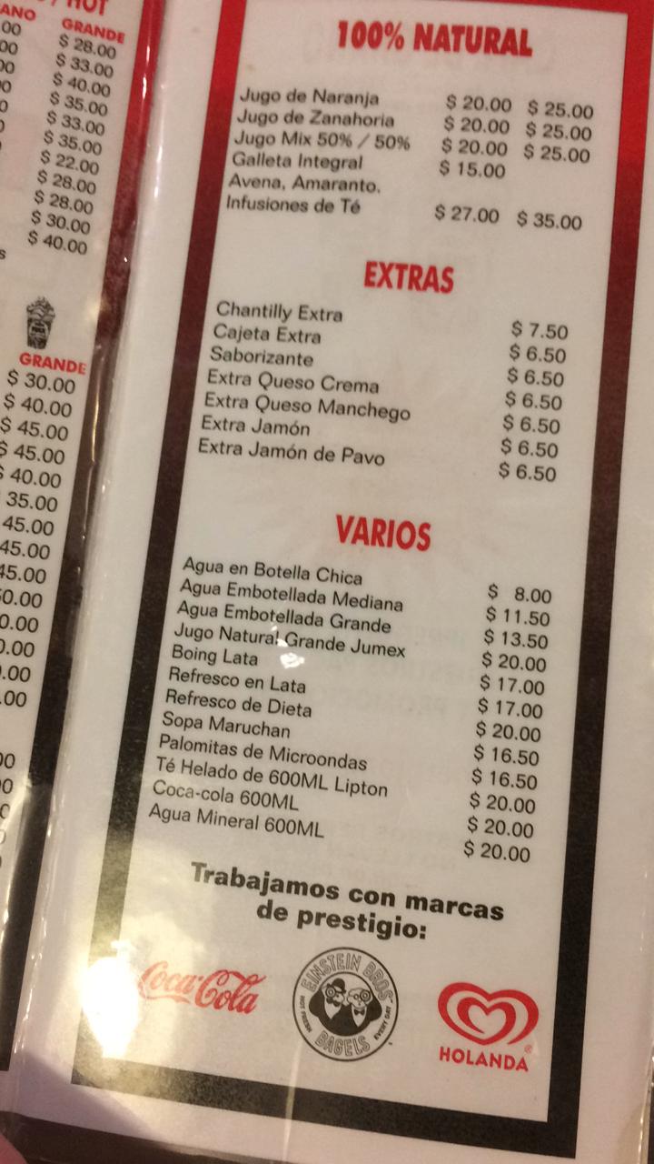 Carta de COFFE MAX — página 4