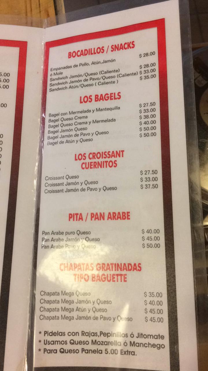 Carta de COFFE MAX — página 3