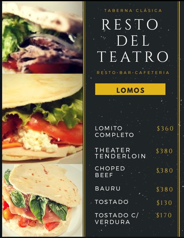 Carta de Resto del Teatro  — página 6