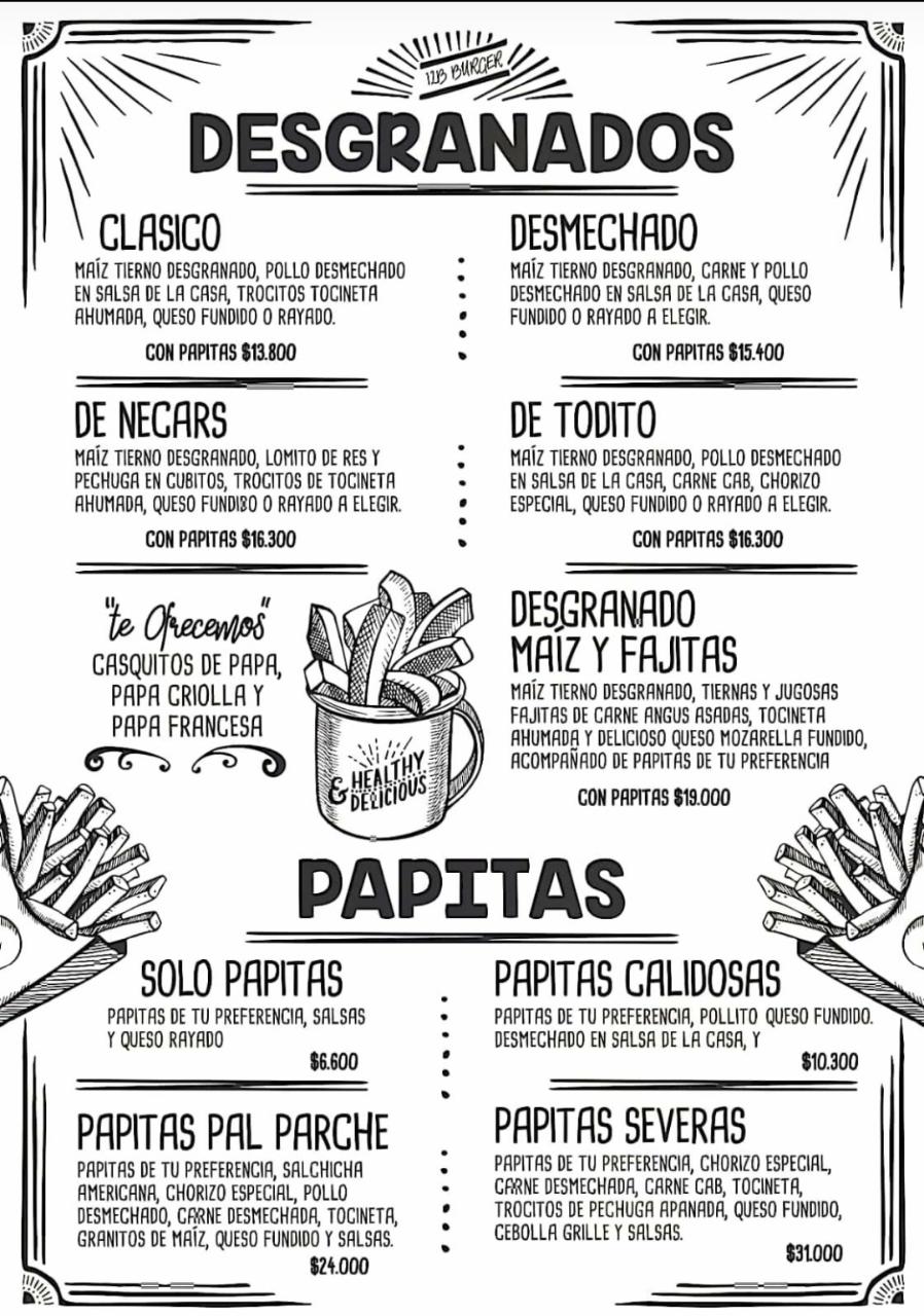 Carta de 12b Burger Angus Beef — página 5