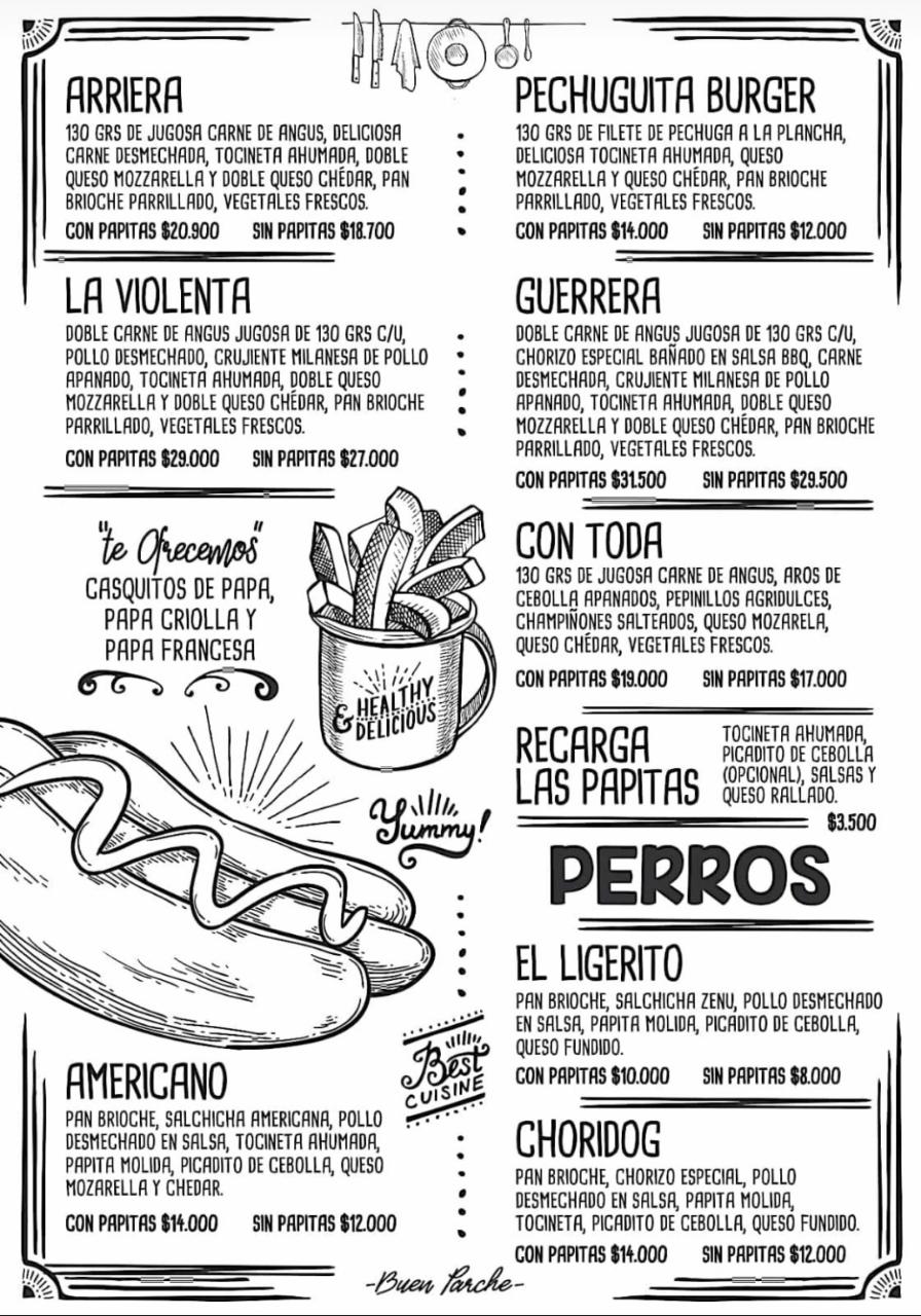 Carta de 12b Burger Angus Beef — página 3