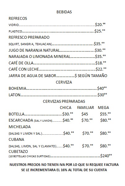 Carta de Cabaña Don Beto — página 3